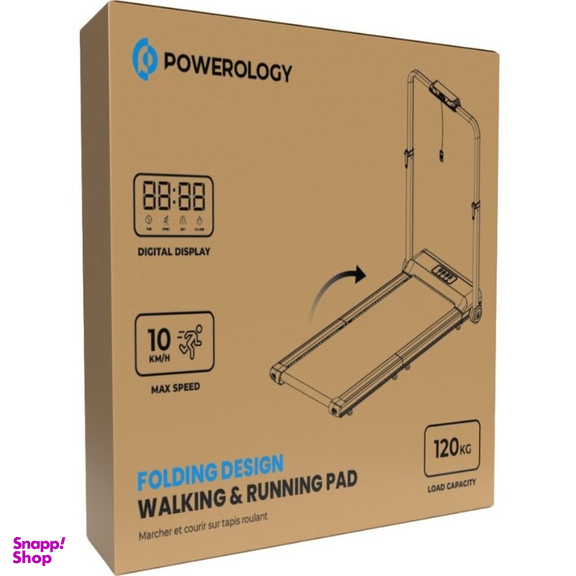 تردمیل تاشو پاورولوژی مدل Foldable سرعت 10 کیلومتر