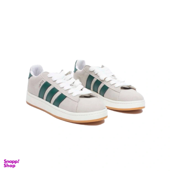 کفش پیاده روی طرح آدیداس مدل Campus رنگ طوسی و سبز