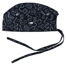 ست کلاه و روپوش پزشکی مردانه تادو مدل SRO22