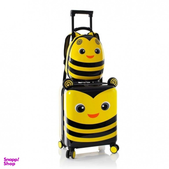 ست چمدان و کوله پشتی کودک هیس مدل TRAVEL TOTS BUMBLE BEE