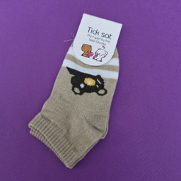 جوراب طرح خرسی مجموعه 3 عددی