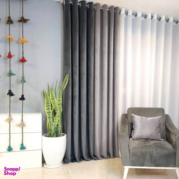 پرده فوروارد مدل FCLT90013 CHANEL VELVET STYLE مخمل سایز 280 × 150 سانتی متر