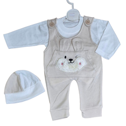 سرهمی نوزاد کد 125 رنگ کرم