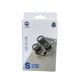 محافظ لنز گوشی موبایل لیتو مدل شابلون دار مناسب اپل iPhone 15 Pro / 15 Pro Max