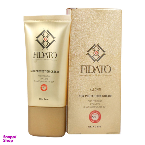 کرم ضد آفتاب SPF50 فیداتو مناسب انواع پوست حجم 50 میلی لیتر