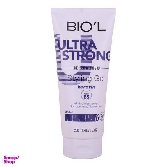 ژل حالت دهنده مو بیول مدل ULTRA STRONG حجم 200 میلی لیتر