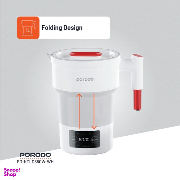 کتری برقی جمع شونده سفری پرودو مدل PD-KTLD850W-WH