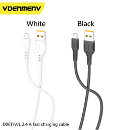 کابل شارژ USB به Type-C وی دنمن وی مدل D06T طول 1 متر
