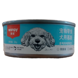 کنسرو غذای سگ ونپی مدل جگر مرغ کد 21293 وزن 95 گرم