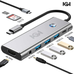 USB هاب 9 پورت Type-C ای جی دبلیو مدل BYL-2410