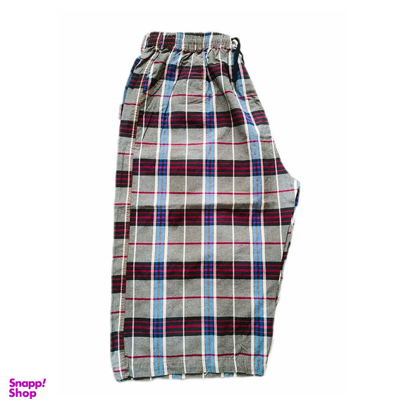 شلوارک راحتی مردانه طرح چهارخانه کد 4