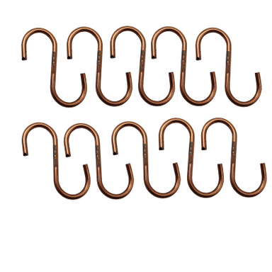 قلاب آویز مدل داگ طرح اس شکل کد YPZ-KOTAH-8CM مجموعه 10 عددی