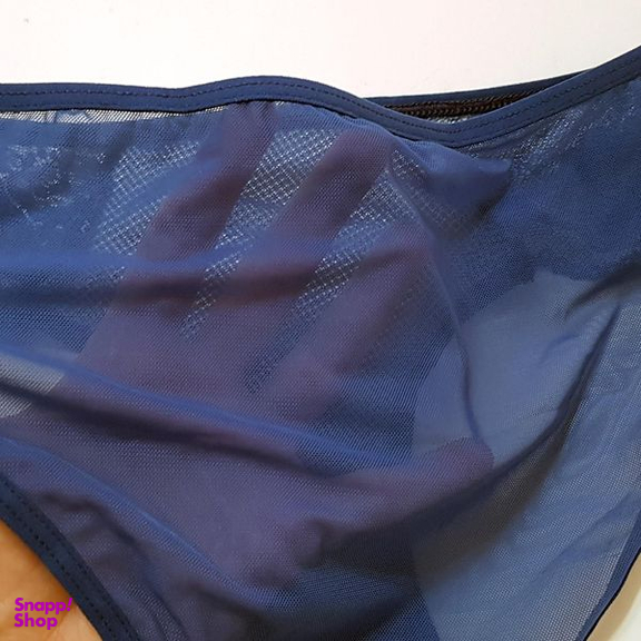 ست شورت و سوتین زنانه پانیذ مدل فنردار بند متحرک کاپ اسفنجی کد 4958 رنگ سرمه ای