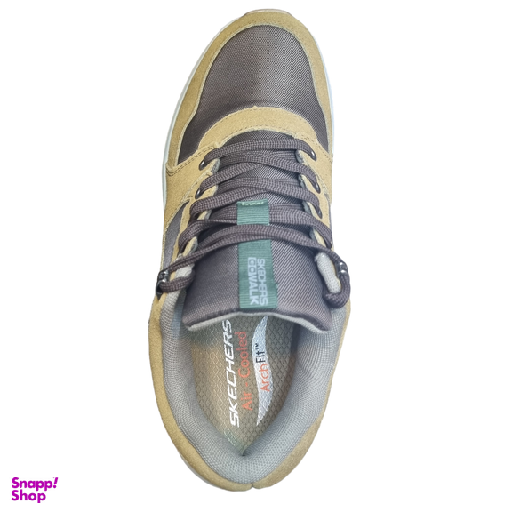 کفش مردانه طرح اسکیچرز کد 550 رنگ خردلی