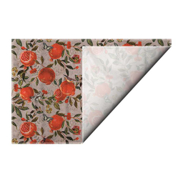 کاغذ کادو ترمه طراحان ایده مدل انار و پروانه یلدا کد cfp2091