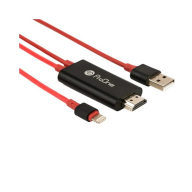 کابل تصویر HDMI به USB/Lightning پرووان مدل PCH75 طول 1.8 متر