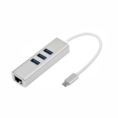 هاب Type-C سه پورت ای نت مدل USB3.0 LAN