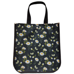 ساک دستی زنانه مدل دکمه ای طرح بابونه کد 02