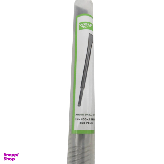 قلم 4 شیار بتن کن ولف مدل نوک تخت کد YP-14x400x25MM سایز 40 سانتی متر
