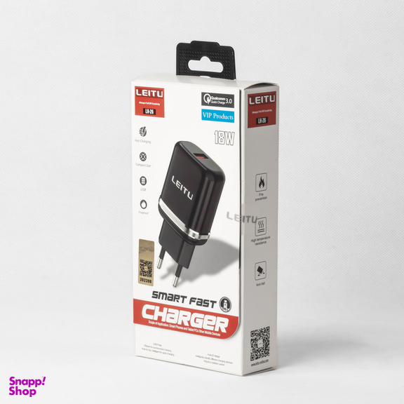 شارژر دیواری لیتو مدل LH-26 به همراه کابل USB-Type C