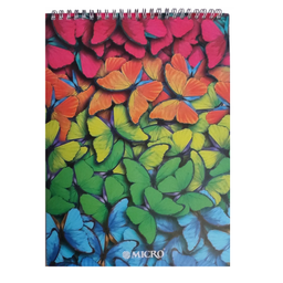 دفتر نقاشی 80 برگ میکرو طرح پروانه