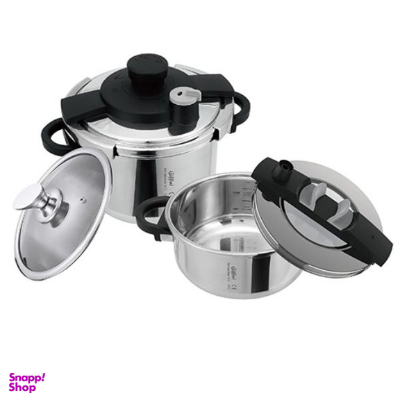 زودپز دوقلو جی فی نی مدل NEW-G01 گنجایش 6 و 4 لیتر