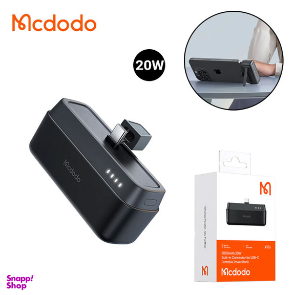 پاوربانک 20 وات مک دودو مدل Lightning 6282-MC ظرفیت 5000 میلی‌ آمپر ساعت
