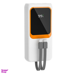 پاوربانک پی زد ایکس مدل V27 Fast Charging 22.5W Cabled ظرفیت 20000 میلی آمپر ساعت