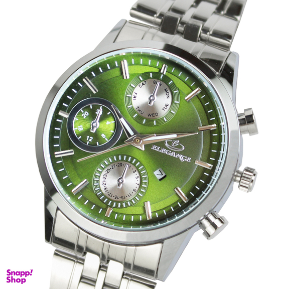 ساعت عقربه ای زنانه الگانس کد EZSCJ1879 رنگ سبز