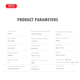 ایرفون بلوتوثی ایکس او مدل X40 TWS
