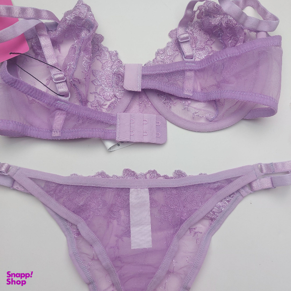 ست شورت و سوتین زنانه برتا کد 2020KP رنگ بنفش