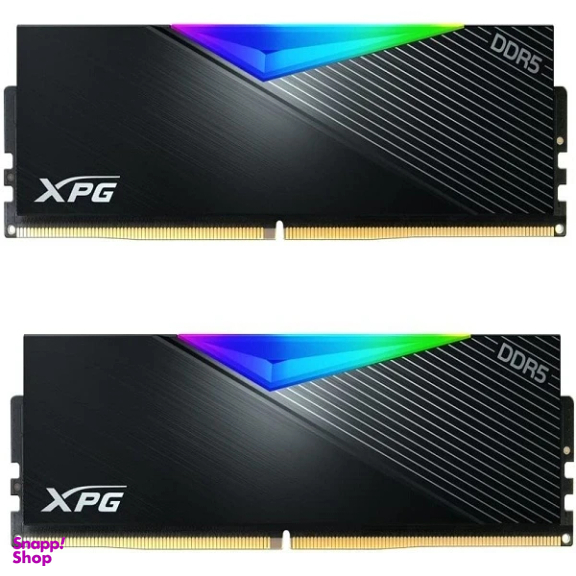 رم ای دیتا ایکس پی جی مدل LANCER RGB Black 7200 CL34 16GBx2 Dual