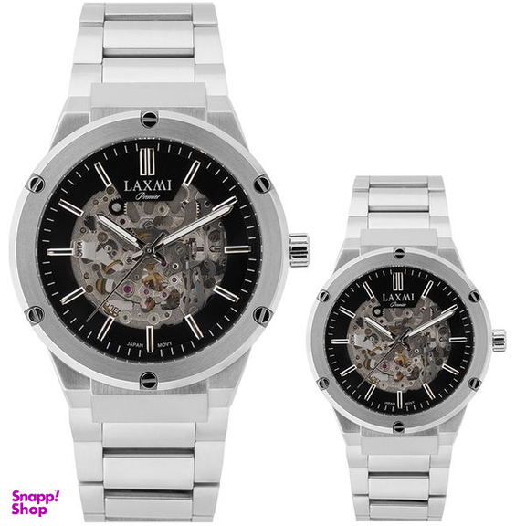 ست ساعت مچی عقربه ای زنانه و مردانه لاکسمی مدل 1-8151G-8151L