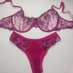 ست سوتین و شورت زنانه نوشه پوش کد 88932 رنگ بنفش