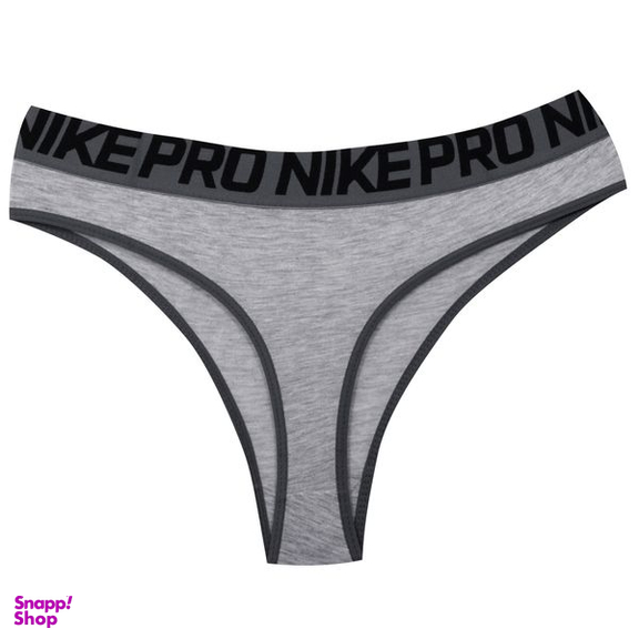 ست نیم تنه و شورت ورزشی زنانه کوزا طرح NIKE مدل 9151-1 رنگ خاکستری روشن