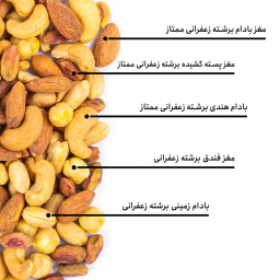 مخلوط آجیل پنج مغز بارجیل