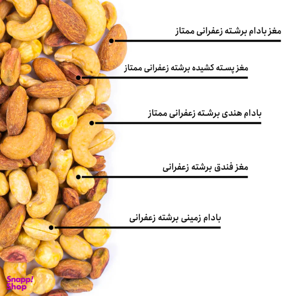 مخلوط آجیل پنج مغز بارجیل