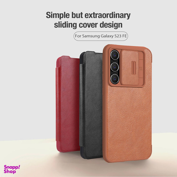 کیف کلاسوری نیلکین مدل Qin Pro Leather مناسب برای گوشی موبایل سامسونگ Galaxy S23 FE