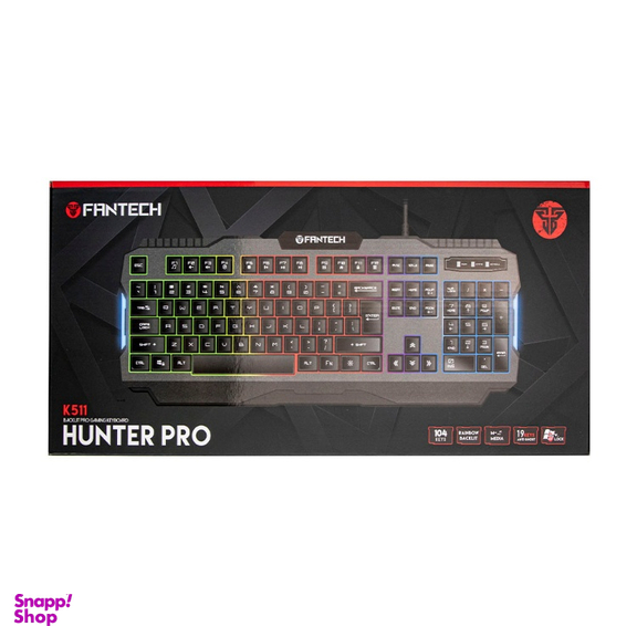کیبورد باسیم مخصوص بازی فنتک مدل Hunter Pro K511