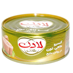 کنسرو ماهی تون در روغن لادن وزن 180 گرم بسته ۴ عددی