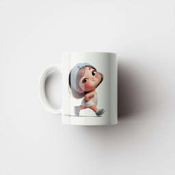 ماگ پادآفرین مدل دخترانه کیوت فانتزی کد 013