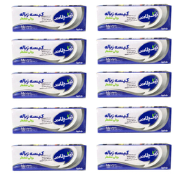 کیسه زباله تیک پلاس مدل رولی معطر 10 بسته 15 عددی