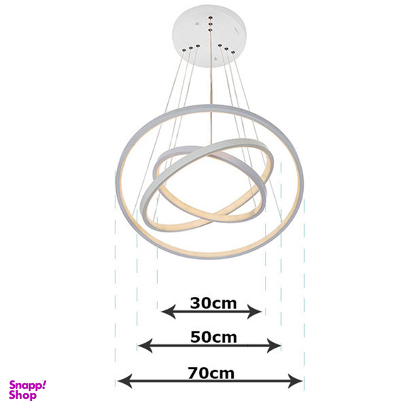 لوستر  چشمه نور مدل مدرن کد F6602/3H