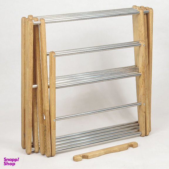 بند رخت چوب استیل آکاردئونی مکنوس کد 670612