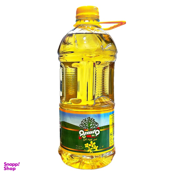 روغن کانولا (کلزا) ویسپو حجم 3 لیتر بسته 4 عددی