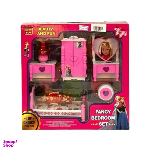 اسباب بازی سرویس اتاق خواب عروسک کد 3678