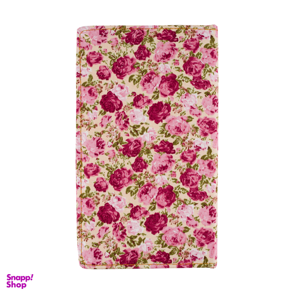 دفتر خط دار کرافت 80 برگ تی گل مدل 2313 طرح گلدار صورتی