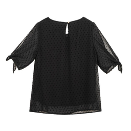 بلوز زنانه برنس کد 40102 رنگ مشکی