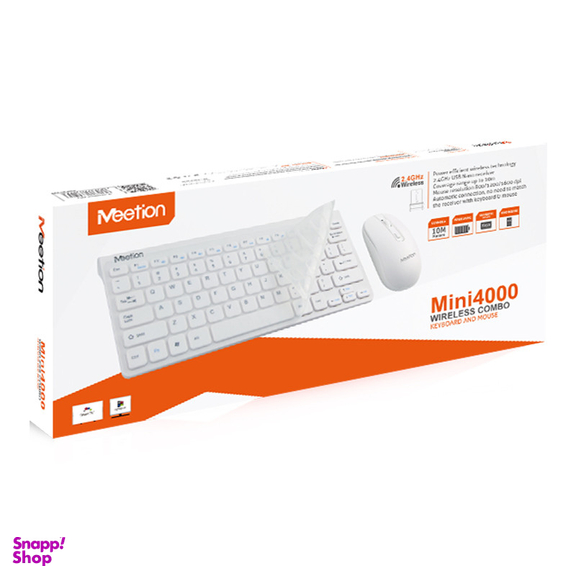 کیبورد و ماوس بی‌سیم میشن مدل MT-Mini4000