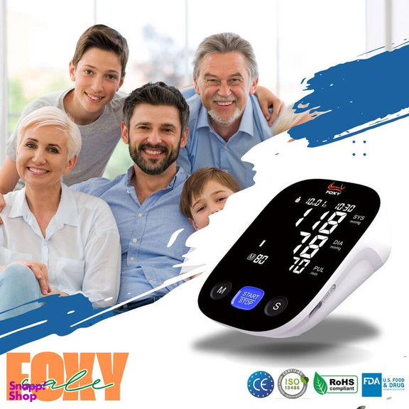 فشارسنج بازویی دیجیتال فوکسی مدل BLACK به همراه پاوربانک فوکسی